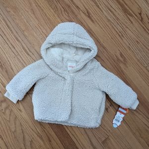 Cat & Jack Faux Fur Jacket - 18M